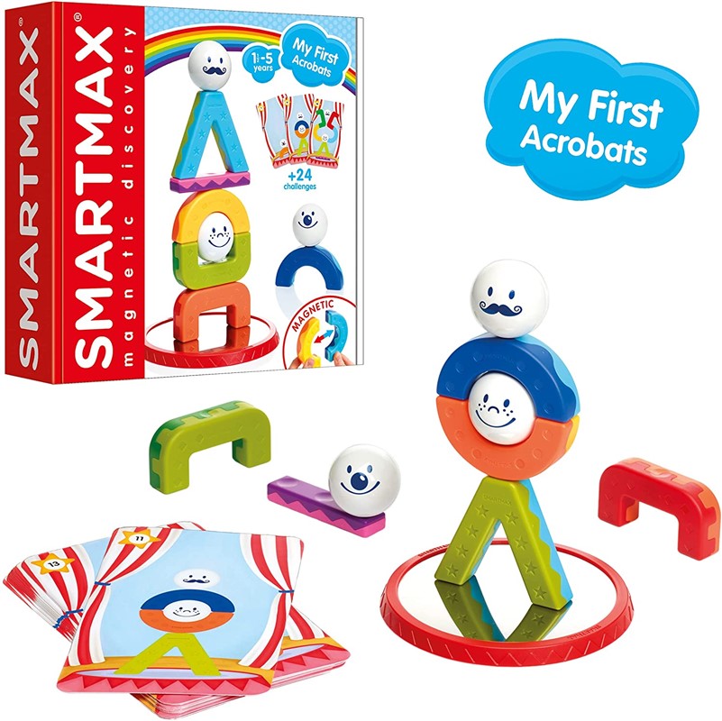 Juego magnético mis primeros acróbatas de SmartMax para niños a partir de 1 año